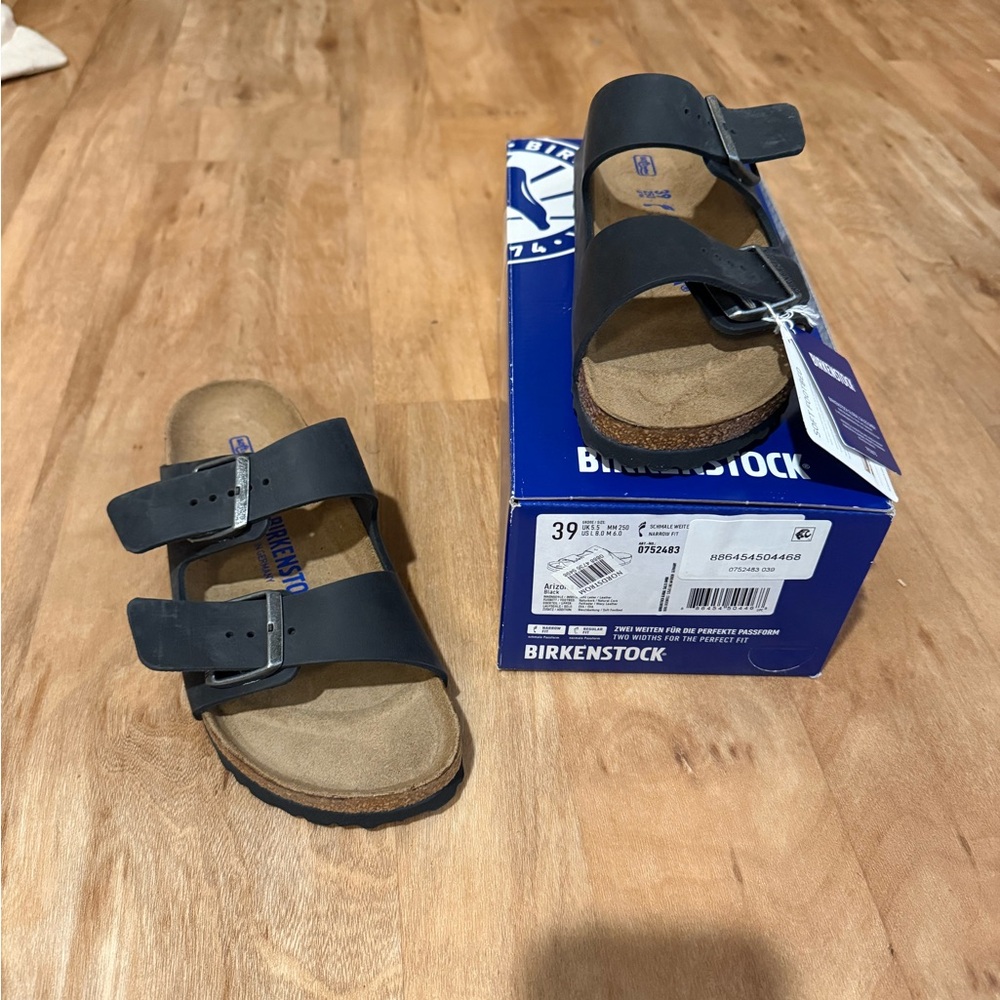 Birkenstock Black Arizona Sandals